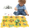XAZASTOV DIY Puzzlebahn Kinderspielzeug Auto Spielzeug Autorennbahn Spielzeug ab 2-6 Jahren Puzzle Spielzeugauto für Kinder Puzzle Track Car Montessori Lernspielzeug für 3 4 5 6 Jungen Mädchen