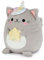 balvi Kissen Fluffy Kawaii Starry Farbe Grau Flauschig weiche Einhorn-Katze mit Stern Nylon