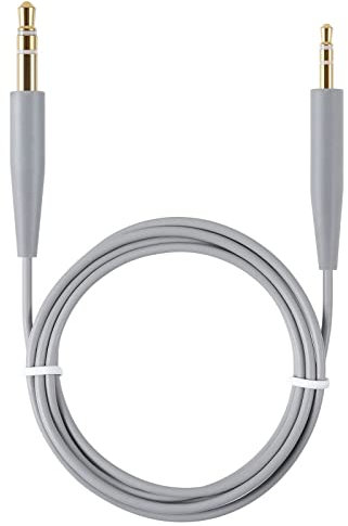 3.5mm - 2.5mm Aux Cable Cord, Bose Headphone Cable Replacement Male Stereo Jack Cable, Headphone Audio Wire for Bose QC 35 / QC35 II / QC25 / OE2, JBL E45BT E55BT E65BTNC-1.5M/Grey
