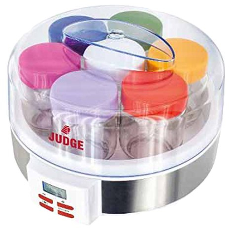 Judge Digital Yoghurt Maker, 7 x 150ml, Silver