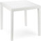 Saturnia 8330120 - Mesa Resina Ratan, color Blanco, Tamaño King 80 x 80 cm