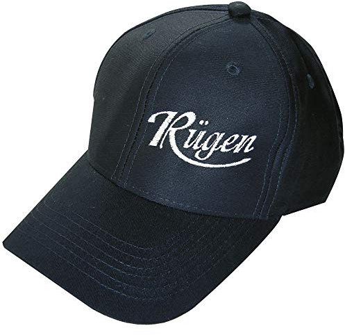 Fan-O-Menal Baseballcap mit Stick - RÜGEN - 68876 schwarz - Cap Kappe Baumwollcap