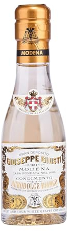 Giuseppe Giusti Condimento Agrodolce Bianco weiße Essig-Spezialität für Gourmets (1 x 0.1 l)
