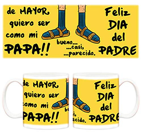 Diver Tazas Taza de Mayor Quiero ser como mi Papa - Cerámica