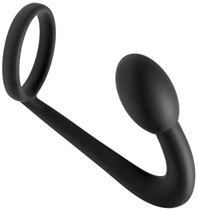 Prostatic Play Explorer Silicone Cock Ring and Prostate Plug