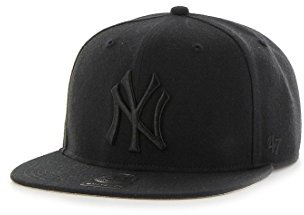 '47 Brand NSHOT17 Snapback NY Yankees Schwarz Schwarz, Size:ONE Size