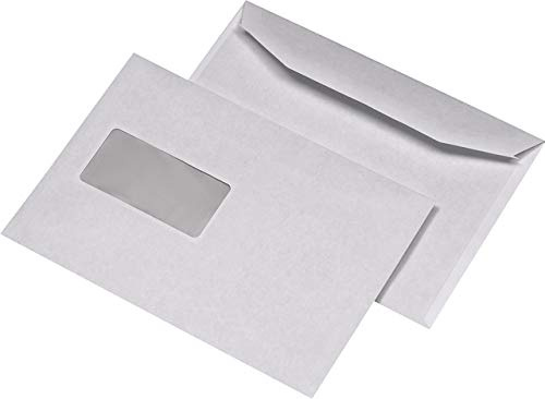 kuvermatic Kuvertierhülle, mit Fenster, gummiert, C5, 229 x 162 mm, 80 g/m², holzfrei, weiß (500 Stück)