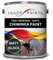 Trade Paints Heat Resistant Chiminea Paint - Matt Black 600°c - 1 Litre