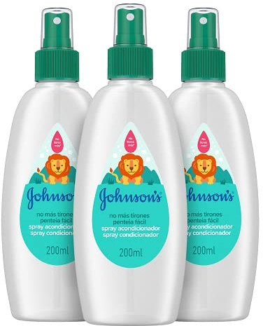 Johnson's Baby No Longer Straight Sprühbalsam für Kinder, 3 x 200 ml