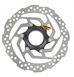 Shimano Bremsscheibe 160 mm Center Lock RT10 Solo Resin Fahrrad, Silber