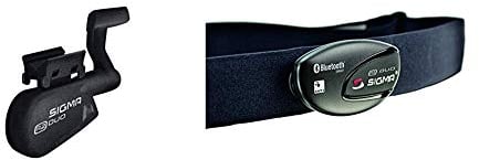 Sigma Sport Zubehör, R2 Duo Speed/Cadence Combo Sender (Ant+/Bluetooth Smart) & Sport Zubehör, R1 Duo Herzfrequenz Sender (ANT+/Bluetooth Smart) inkl. COMFORTEX+