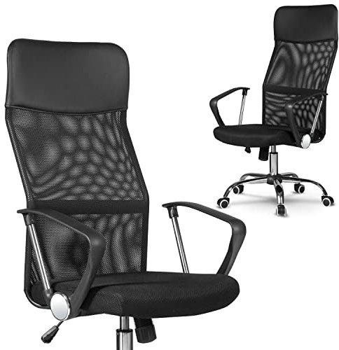 Sofotel Schreibtischstuhl Bürostuhl Ergonomisch Drehstuhl Höhenverstellbar Lendenwirbelstütze Armlehnen Kopfstütze Stuhl Arbeitszimmer Sydney