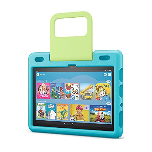 Kindgerechte Hülle von Amazon für das Fire HD 10-Tablet, aquamarin │ Für Kinder von 3–7 Jahren | Nur kompatibel mit Tablets der 11. Generation (2021)