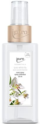 ipuro - erfrischendes ipuro white lily Raumspray - dezentes Duftspray mit blumig zarten Noten - stilvolles Room Fragrance für ein puristisches Dufterlebnis in jedem Raum 120 ml