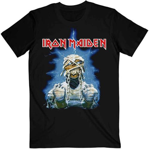 Iron Maiden World Slavery Tour '84-'85 T-Shirt Mens Black Small