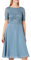 Vera Mont Damen Cocktailkleid mit Spitze 42, Bluish Grey