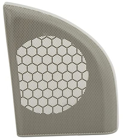 Door Speaker Cover, KIMISS A20372704887E94 Door Speaker Grille Right ABS Car Speaker Trim Cover Replacement for W203 C-Class Coupe and CLC Models (Grey)