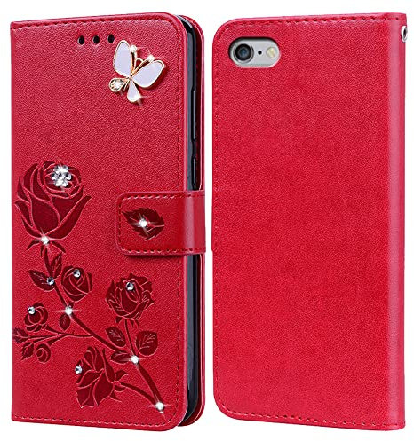 Phone Case for iPhone 6 Plus/6S Plus,Flip Wallet Kickstand Premium PU Leather Protective Mobile Phone Cover for iPhone 6 Plus/6S Plus Holster With Card Holder