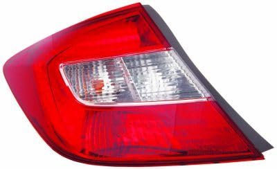 Heckleuchte Depo Hinten Links Kompatibel mit Honda Civic ix Schrägheck 12-16 117-1905L-Ue