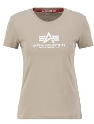 Alpha Industries New Basic T Wmn T-Shirt für Damen Vintage Sand