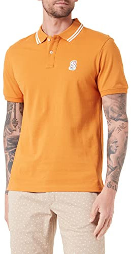 s.Oliver Herren 2132729 Polohemd, 2258 orange, M