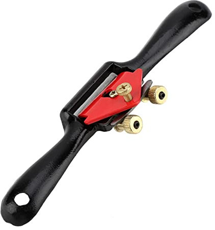 Schweifhobel, 25,4 cm, Verstellbarer Spokeshave mit Flacher Basis Einstellbar Anpassung Holzbearbeitung Schneide perfekt zum Hobeln Trimmen von Holzbearbeitungswerkzeugen