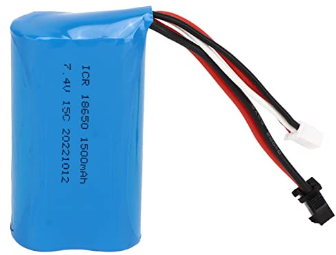 Omabeta Batterie LiPo 7.4V 1500mAh SM Head pièces détachées RC accessoires RC composants RC pour Syma 822 T39 T40 F39 F49 avec haute performance et longue durée