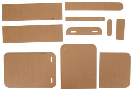 Acryl Hüfttasche Schablone Präzise Schnittpositionslinie Ledermuster Taschenvorlagen für DIY Handwerk