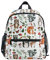 Kleinkind Rucksack für Jungen/Mädchen Nette Kinder Kindergarten Schule Buch Tasche Reise Daypack mit Brustgurt Nette Waldtiere Aquarell Bilder (1), Mehrfarbig, Small