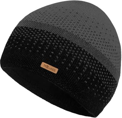Trollkids Kids Merino Cap 50, Dark Grey