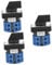 INOOMP 3 Stück 3 Manueller Umschalter Schalter Mit 3 Positionen Drehschalter 2 Position Transferschalter Ys-schalter Leistungswahlschalter Dritter Gang Rotieren Positionswechsel