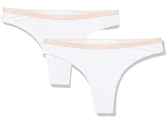 Emporio Armani Damen Essential Studs Logo 2-Pack Brasilian Unterwäsche (2er Pack)