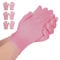 AovYoo 3 Paar Baumwollhandschuhe Feuchtigkeitsspendende Handschuhe, Dünne Neurodermitisgestrickte, Atmungsaktive, Dünne Arbeitshandschuhe für Trockene Hände (Rosa)