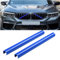 SIGANDG 2PCS Kühlergrill-Einsatz-Zierleisten, gestreift, Streifen Kühlergrill Einsätze Zierleiste, für BMW F20, F30, F21, F22, F23, F31, F32, F33, F34, F36, F40, F44（Blau）