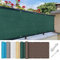 Balkon Sichtschutz 50 x 1000 cm Windschutz Sonnenschutz Balkonumspannung mit Ösen Reißfest, mit Ösen Kabelbinder Sichtschutz für Balkon Terrasse, Dunkelgrün