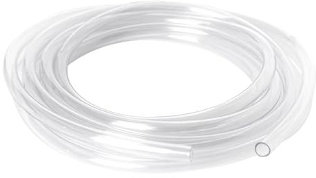 Aquarium Air Tubing, 6.56 Feet Standard 3/16 Airline Tubing Aquarium Hose Flexible Kink-Resistant Pure Pvc Hose Aquarium Tubing for Air Pump Fish Tank Tubing for Aquariums Hydroponics Terrariums
