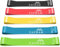 ZAFHAM Resistance Bands [Set of 5] 100% Latex Material with 5 Different Resistance Levels for Men and Women Skin-Friendly Resistance Fitness Exercise Loop Bands with 5 Different Resistance Levels