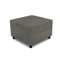 SOFASELECTIONUK LTD Stylish Jumbo Cord Foot stool – Perfect Living Room Furniture Accessory for Chairs, Couches & Swivel Armchairs | Luxurious Pouffe with Soft Durable Fabric (Grey, Footstool)