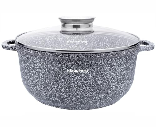 Topf mit Marmorbeschichtung Kochtopf Töpf GARNEK MARMUROWY (Ø26cm)