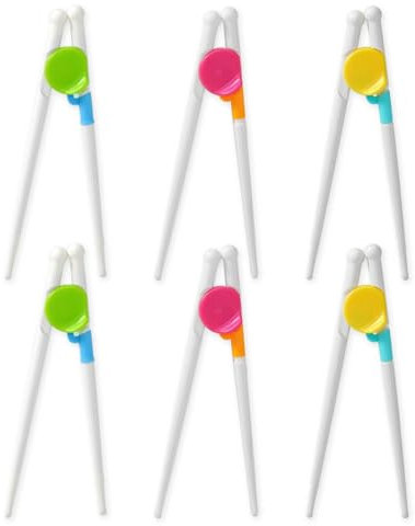 6 Pieces Kids Training Chopsticks, Non-Slip Chopsticks, Kids Tableware, Chopstick Learning, Reusable