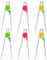 6 Pieces Kids Training Chopsticks, Non-Slip Chopsticks, Kids Tableware, Chopstick Learning, Reusable