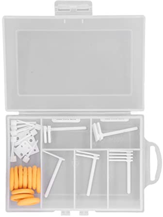 Respicefinem Festplatte Magnetische Kopf Reparatur-Set, 2,5 in 3,5 Zoll Kamm Festplatte Kopf Ersatz Tool Data Recovery Set mit 16pcs Kämme