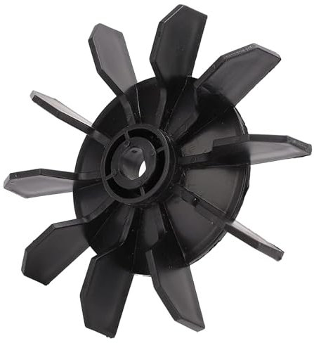 2pcs ventola del compressore d'aria, parti del compressore d'aria in plastica, 5.3 Dia esterna..Piccola lama della ventola del ' per ridurre la temperatura della testa pompa
