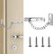 Door Chains for Front Door,Stainless Steel Internal Door Chain Lock Heavy Duty Safety Latch Chain with Spring and Screws Anti Theft Snap Lock for Hotel Home Living Motel Apartment Bedroom (Silver)