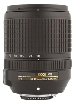 Objectif AF-S DX 18-140 mm F/3.5-5.6G Ed VR, Compatible avec Les appareils Photo Reflex Nikon