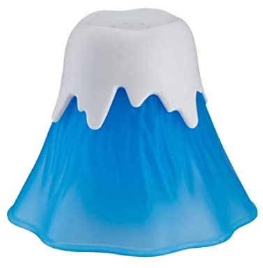 Pulitore per microonde Volcano Pulitore a vapore per forno a microonde disinfetta con aceto e acqua per cucine di casa o ufficio (blu) il scioglie l'eruzione