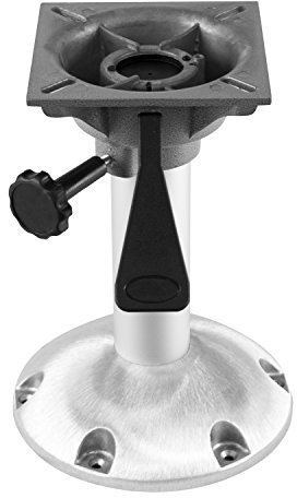 Wise Fixed Height Seat Pedestal, Aluminum, 15-Inch