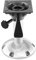 Wise Fixed Height Seat Pedestal, Aluminum, 15-Inch