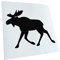 Kiwistar - Elch/Schweden 13 x 10 cm JDM Decal Sticker Aufkleber Racing Die Cut Schwarz - 13x10cm