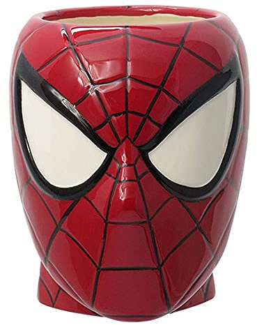 Marvel- Tasse 3D Spider-Man 400Ml, 68547, Multicolor, 1 Unité (Lot de 1)
